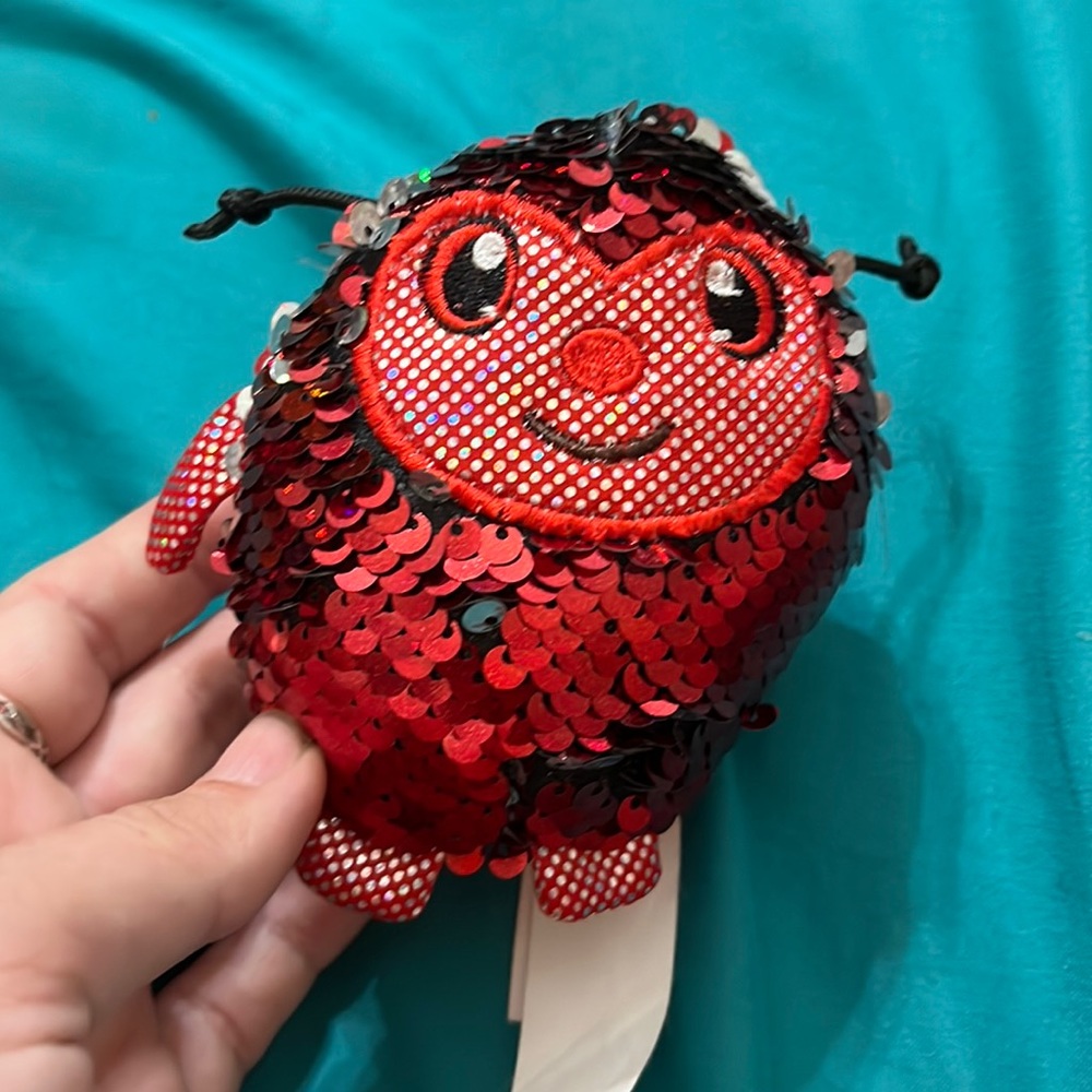 Shimmeez Reversible Sequin Ladybug